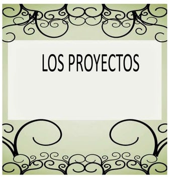 Los proyectos