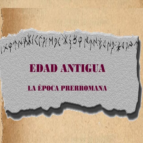 Los pueblos prerromanos