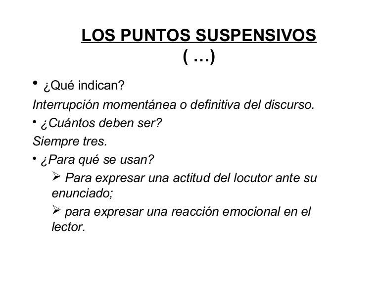 Que Son Los Puntos Suspensivos abstractor Que Son Los Puntos Suspensivos abstractor