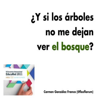 Los árboles que no me dejan ver el ...