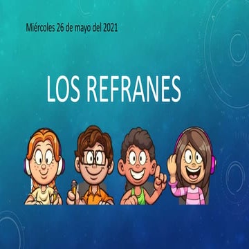 Los refranes | PPTX