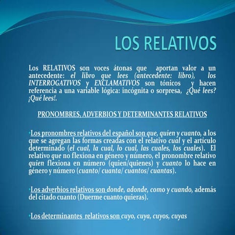 Los relativos