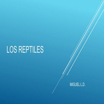 Los reptiles