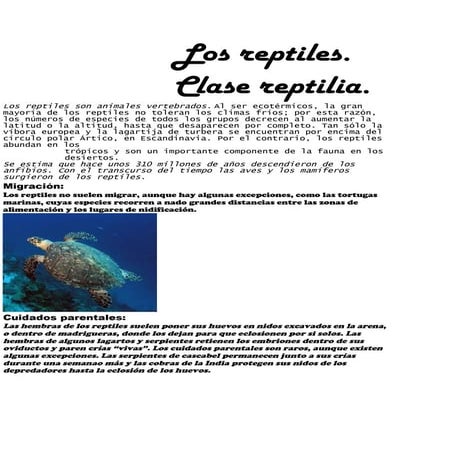 Los reptiles[1]