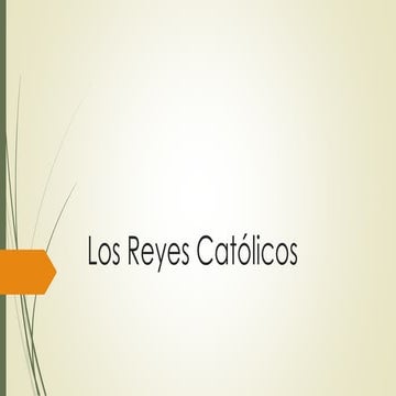 Los reyes católicos