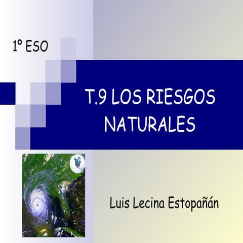Los riesgos naturales