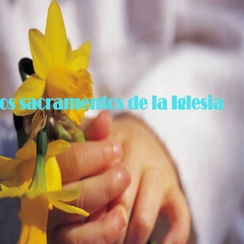 Los sacramentos de la Iglesia catolica .ppsx