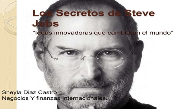 Diapositivas steve jobs