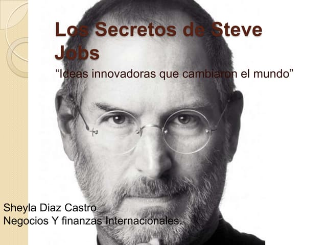 Diapositivas steve jobs