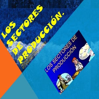 Los sectores  de producción Luis- 6º C