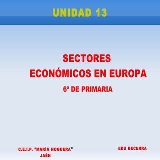 Los sectores economicos europa