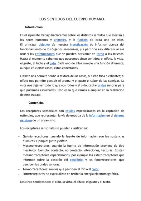 Los Sentidos Del Cuerpo Humano[1]