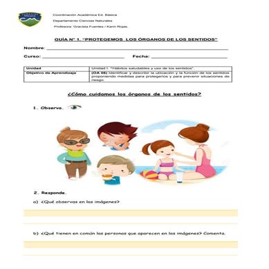 Guía de Ciencias naturales primero básico los sentidos.pdf