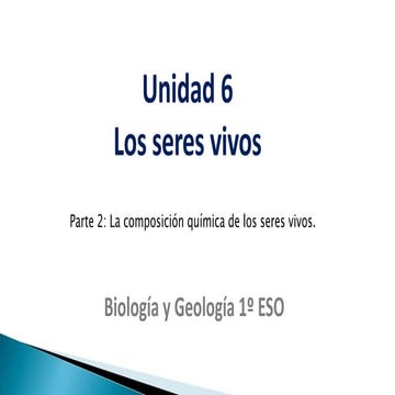 Composicion quimica de los seres vivos | PPT