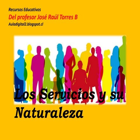 Los servicios y su naturaleza.