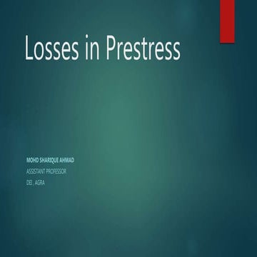 Losses in prestress [autosaved]