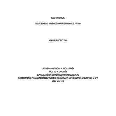 Los siete saberes de la educación del futuro