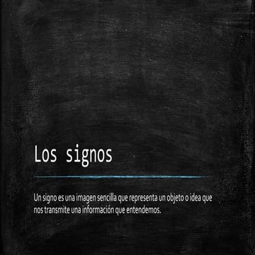 Los signos