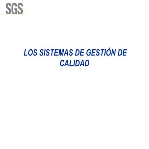 Gestión de la calidad | PPTX