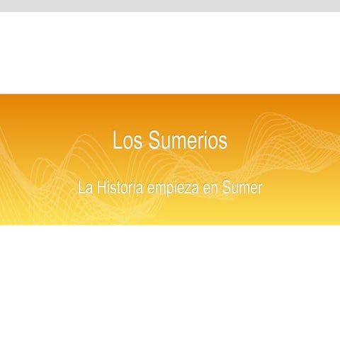 Los sumerios