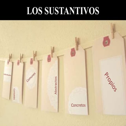 Los sustantivos
