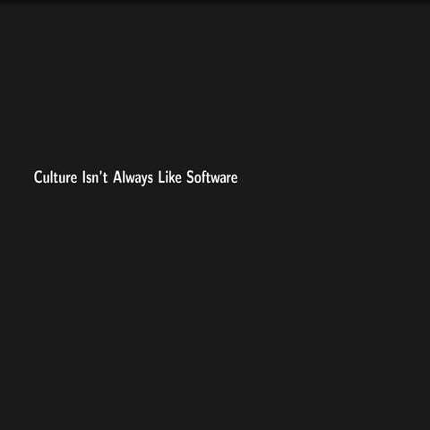 Lost In Translation - From Free Software to Free Culture