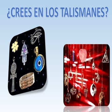 Talismanes y amuletos | PPTX