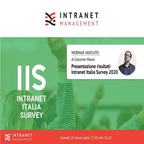 Lo stato delle intranet in italia 2020   webinar - [intranet management]