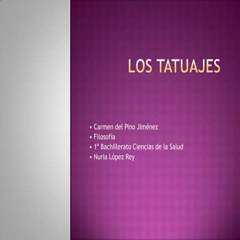 Los tatuajes (carmen del pino)