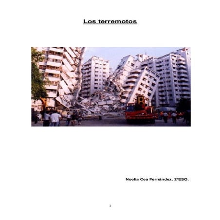 Los terremotos
