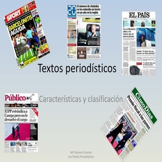 Los textos periodísticos