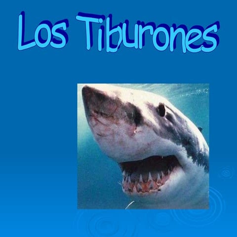 Los Tiburones (En Castellano)