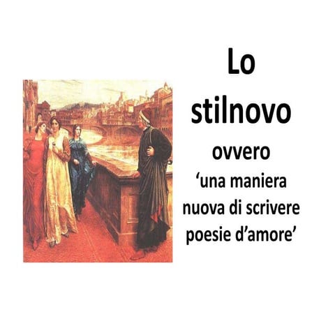 Lo stilnovo per Elena