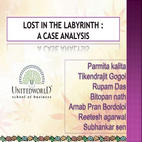 Lost in the labyrinth