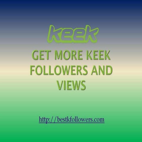 Lost keek followers