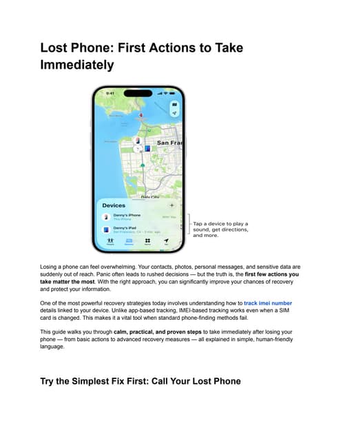 Beautiful view of Secret Lost Phone