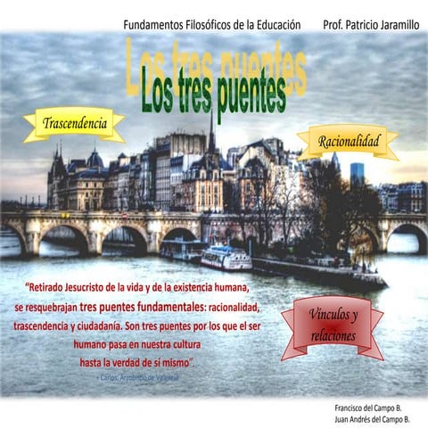 Los tres puentes PPT