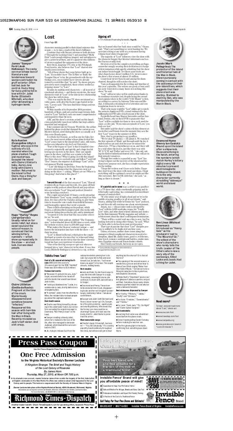 Richmond Times Dispatch May 23 2010 2