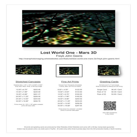 Lost World I - Mars 3-D