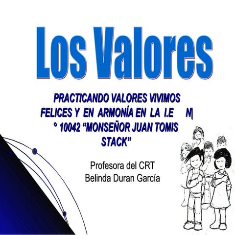 Los valores