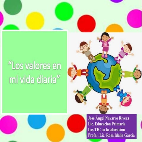 Los valores en mi vida diaria