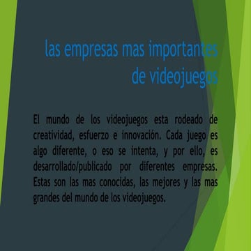 Los videojuegos