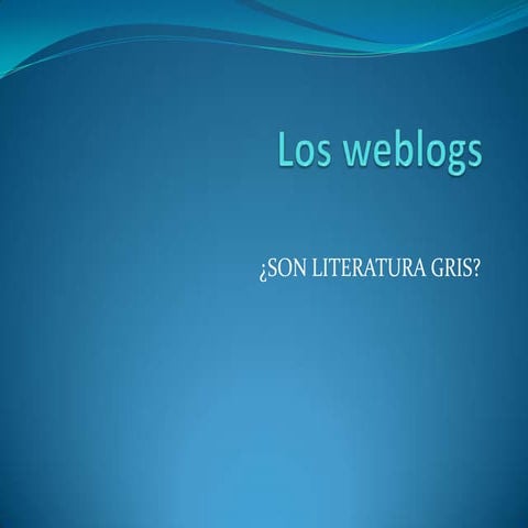 Los weblogs