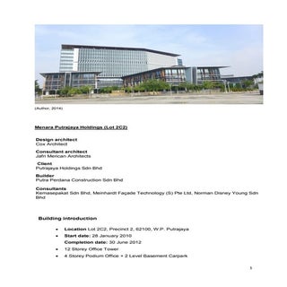 Report on Lot 2C2 - Malaysia [BSC]