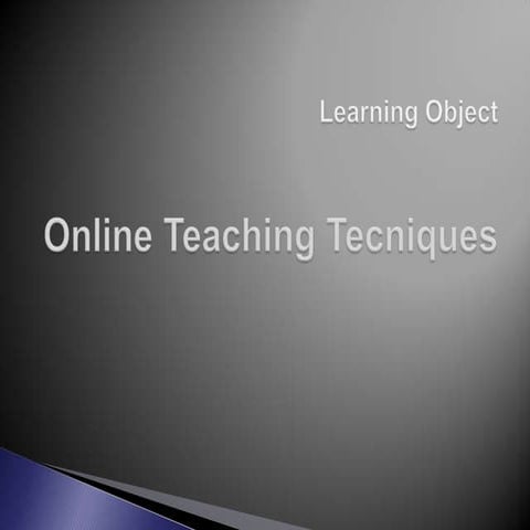 Lo teaching techniques