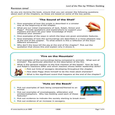 Lotf chapter revision | DOC