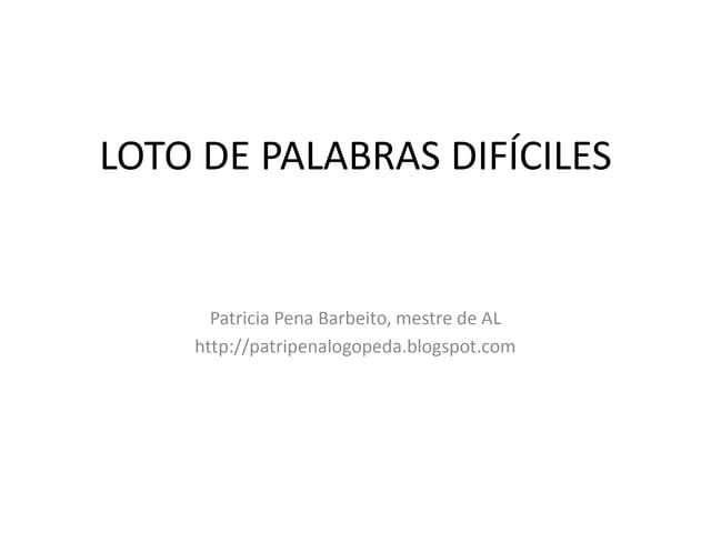loto des