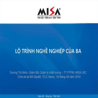 Lo trinh nghe BA tai MISA