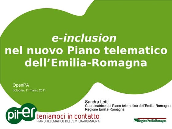 Piter le linee guida 2011-2013