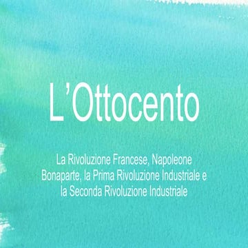 L’ottocento
